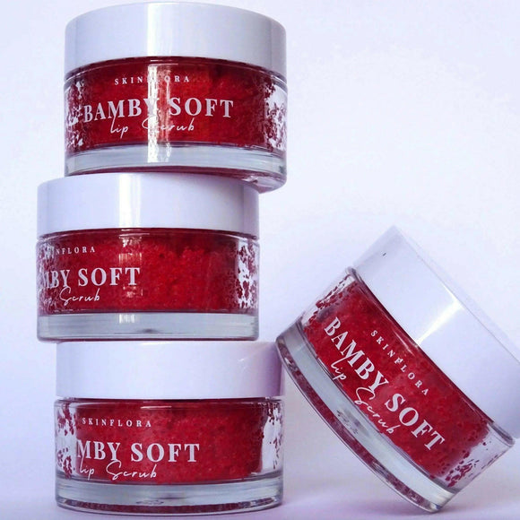 Bamby Sugar Lip Scrub Soft, Plump, Naturally Pink Lips - sugar lip -  Skinflora - الشفاه الجافة - سكينفلورا
