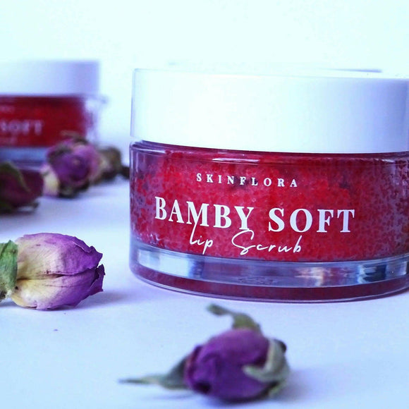 Bamby Sugar Lip Scrub Soft, Plump, Naturally Pink Lips - sugar lip -  Skinflora - الشفاه الجافة - سكينفلورا