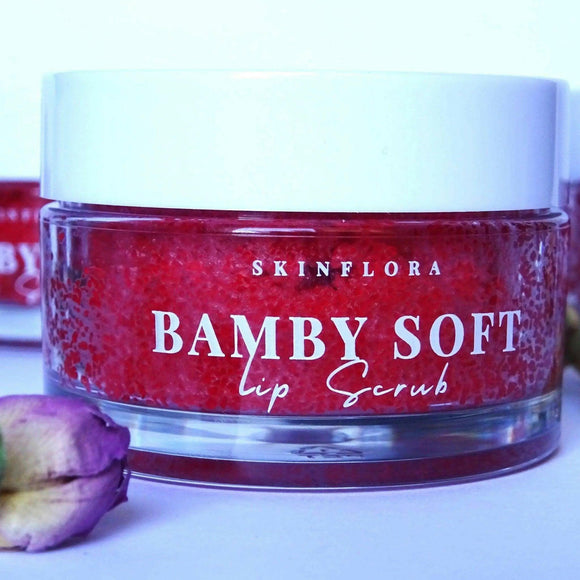 Bamby Sugar Lip Scrub Soft, Plump, Naturally Pink Lips - sugar lip -  Skinflora - الشفاه الجافة - سكينفلورا