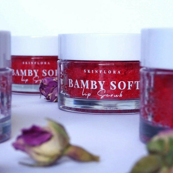 Bamby Sugar Lip Scrub Soft, Plump, Naturally Pink Lips - sugar lip -  Skinflora - الشفاه الجافة - سكينفلورا