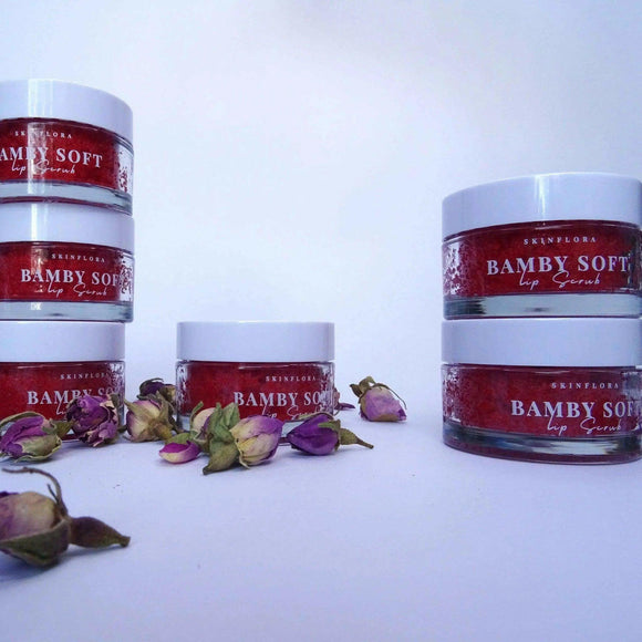 Bamby Sugar Lip Scrub Soft, Plump, Naturally Pink Lips - sugar lip -  Skinflora - الشفاه الجافة - سكينفلورا