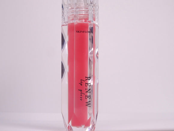 Renew Lip Gloss bottle with glossy pink finish