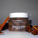 Morning Coffee Brew Scrub, Energizing Coffee & Citrus Glow - morning coffee - Skinflora - مقشر القهوة والحمضيات - سكينفلورا