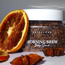 Morning Coffee Brew Scrub, Energizing Coffee & Citrus Glow - morning coffee - Skinflora - مقشر القهوة والحمضيات - سكينفلورا
