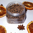 Morning Coffee Brew Scrub, Energizing Coffee & Citrus Glow - morning coffee - Skinflora - مقشر القهوة والحمضيات - سكينفلورا