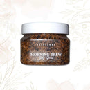 Morning Coffee Brew Scrub, Energizing Coffee & Citrus Glow - morning coffee - Skinflora - مقشر القهوة والحمضيات - سكينفلورا