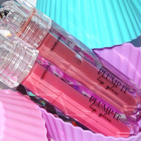 Plump It Lip Plumper Gloss Full, Smooth Lips Without Fillers - plump it lip plumper - Skinflora  - ملمع شفاه - سكينفلورا