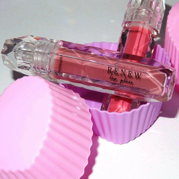 Renew Glossy Lips for Glossy, Hydrated, Radiant Lips Every Day - Glossy Lips - Skinflora  - الشفاه الجافة - سكينفلورا