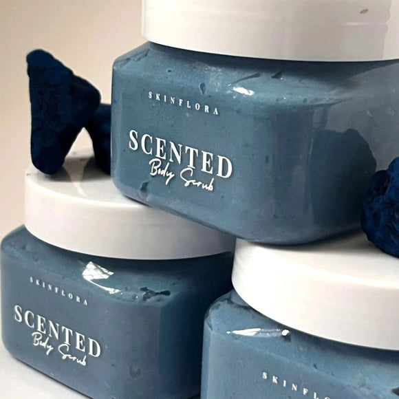 Scented Body Scrub Nila Rice Glow for Radiant Skin - nila - Skinflora - النيلة المغربية - سكينفلورا