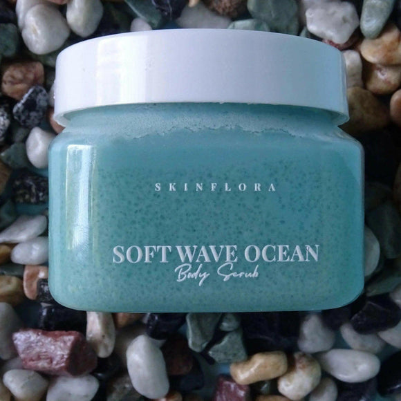 Soft Wave Ocean Hydrating, Gentle Body Scrub - Gentle Body Scrub - Skinflora - مقشر الجسم المعالج - سكينفلورا